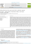 Radionuclide release from spent nuclear fuel in sealed glass ampoules