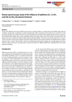 Raman spectroscopy study of the influence of additives (Cr-, Cr/Al-, and Gd) on UO2 dissolution behavior