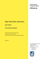 Äspö Hard Rock Laboratory. NET.EXCEL Final technical report