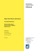 Äspö Hard Rock Laboratory. Prototype Repository. Sensors data report (period 010917-050601) Report No:13