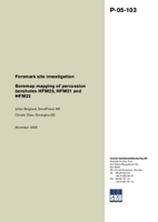 Boremap mapping of percussion boreholes HFM20, HFM21 and HFM22. Forsmark site investigation