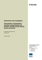 Interpretation of geophysical borehole measurements from KLX07A, KLX07B, HLX20, HLX32, HLX34 and HLX35. Oskarshamn site investigation