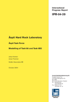 Äspö Task Force. Modelling of Task 6A and Task 6B2