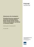 Simplified Boremap mapping of percussion boreholes HLX13, HLX21, HLX22, HLX23, HLX24, HLX25, HLX30, HLX31 and HLX33 on lineament EW007. Oskarshamn site investigation. Revised March 2008