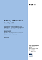 Partitioning and transmutation. Annual Report 2005