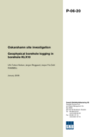 Geophysical borehole logging in borehole KLX10. Oskarshamn site investigation