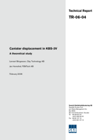 Canister displacement in KBS-3V. A theoretical study