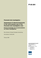 Assessment of inferred lineaments in the north-western part of the Forsmark site investigation area. Present knowledge and recommendations for further investigations. Forsmark site investigation