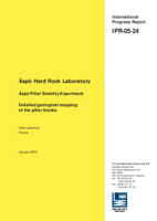 Äspö Pillar Stability Experiment. Detailed geological mapping of the pillar blocks