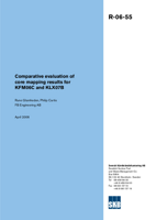 Comparative evaluation of core mapping results for KFM06C and KLX07B