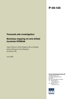 Boremap mapping of core drilled borehole KFM09A. Forsmark site investigation