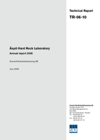 Äspö Hard Rock Laboratory. Annual report 2005