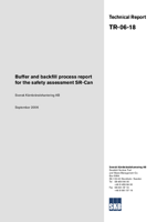 Buffer and backfill process report for the safety assessment SR-Can