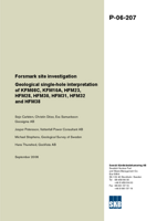 Geological single-hole interpretation of KFM08C, KFM10A, HFM23, HFM28, HFM30, HFM31, HFM32 and HFM38. Forsmark site investigation