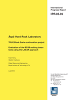 Äspö Hard Rock Laboratory. TRUE Block Scale continuation project. Evaluation of the BS2B sorbing tracer tests using the LASAR approach