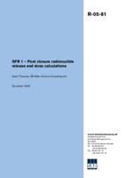 SFR 1 - Post closure radionuclide release and dose calculations