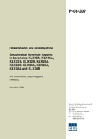 Geophysical borehole logging in boreholes KLX13A, KLX14A, KLX22A, KLX22B, KLX23A, KLX23B, KLX24A, KLX25A, KLX26A and KLX26B. Oskarshamn site investigation