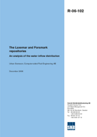 The Laxemar and Forsmark repositories. An analysis of the water inflow distribution