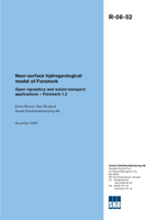 Near-surface hydrogeological model of Forsmark. Open repository and solute transport applications - Forsmark 1.2