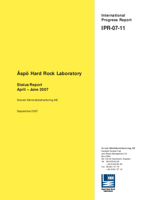 Äspö Hard Rock Laboratory. Status Report April - June 2007