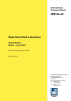 Äspö Hard Rock Laboratory. Status report March - June 2004