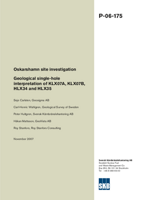 Geological single-hole interpretation of KLX07A, KLX07B, HLX34 and HLX35. Oskarshamn site investigation