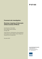 Boremap mapping of telescopic drilled borehole KFM12A. Forsmark site investigation