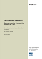 Boremap mapping of core drilled borehole KLX11A. Oskarshamn site investigation