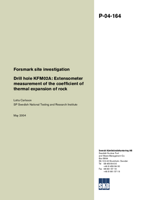 Drill hole KFM02A: Extensometer measurement of the coefficient of thermal expansion of rock. Forsmark site investigation