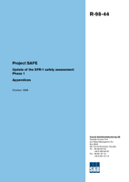 Project Safe. Update of the SFR-1 safety assessment - Phase 1. Appendices