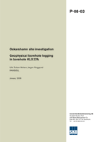 Geophysical borehole logging in borehole KLX27A. Oskarshamn site investigation