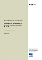 Interpretation of geophysical borehole measurements from KLX27A. Oskarshamn site investigation