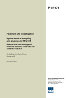 Hydrochemical sampling and analyses in KFM12A. Results from two investigated borehole sections, 343.0-363.0 m and 516.0-536.0 m. Forsmark site investigation