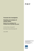 Sampling and analyses of surface waters. Results from sampling in the Forsmark area, July 2006-June 2007. Forsmark site investigation