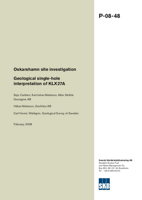 Geological single-hole interpretation of KLX27A. Oskarshamn site investigation