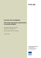 Forsmark site investigation. Overcoring rock stress measurements in borehole KFM07C