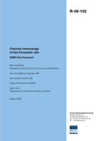 Fracture mineralogy of the Forsmark site. SDM-Site Forsmark