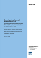 Bedrock geology Forsmark. Modelling stage 2.3. Implications for and verification of the deterministic geological models based on complementary data