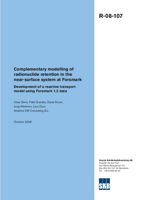 Complementary modelling of radionuclide retention in the near-surface system at Forsmark. Development of a reactive transport model using Forsmark 1.2 data