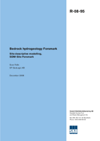 Bedrock hydrogeology Forsmark. Site descriptive modelling, SDM-Site Forsmark. Updated 2013-08