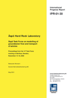 Äspö Hard Rock Laboratory. Äspö Task Force on modelling of groundwater flow and transport of solutes. Proceedings from the 14th Task Force meeting at Säröhus, Sweden, November 14-16, 2000