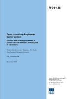 Deep repository-Engineered barrier system. Erosion and sealing processes in tunnel backfill materials investigated in laboratory