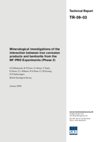 Mineralogical investigations of the interaction between iron corrosion products and bentonite from the NF-PRO Experiments (Phase 2)