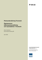 Platsundersökning Forsmark. Älgstammens ålderssammansättning och reproduktion i Forsmark