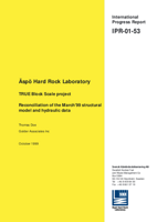 Äspö Hard Rock Laboratory. TRUE Block Scale project. Reconciliation of the March´99 structural model and hydraulic data