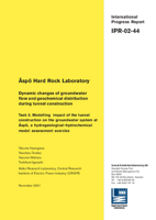 Äspö Hard Rock Laboratory. Dynamic changes of groundwater flow and geochemical distribution during tunnel construction. Task 5. Modelling impact of the tunnel construction on the groundwater system at Äspö, a hydrogeological-hydrochemical model assessment exercise