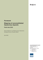 Mapping of unconsolidated Quaternary deposits. Forsmark