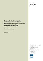 Forsmark site investigation. Boremap mapping of percussion boreholes HFM01-03