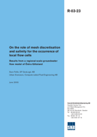 On the role of mesh discretisation and salinity for the occurrence of local flow cells. Results from a regional-scale groundwater flow model of Östra Götaland