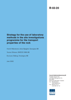 Strategy for the use of laboratory methods in the site investigations programme for the transport properties of the rock